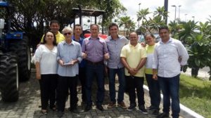 Prefeito Djalma,Presidente da Câmara e Secretários Municipais.